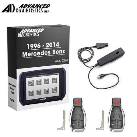 ADVANCED DIAGNOSTICS Mercedes Smart Programmer that connects to the customer’s Smart Pro device via USB cable and comes e ADD-ADC-260